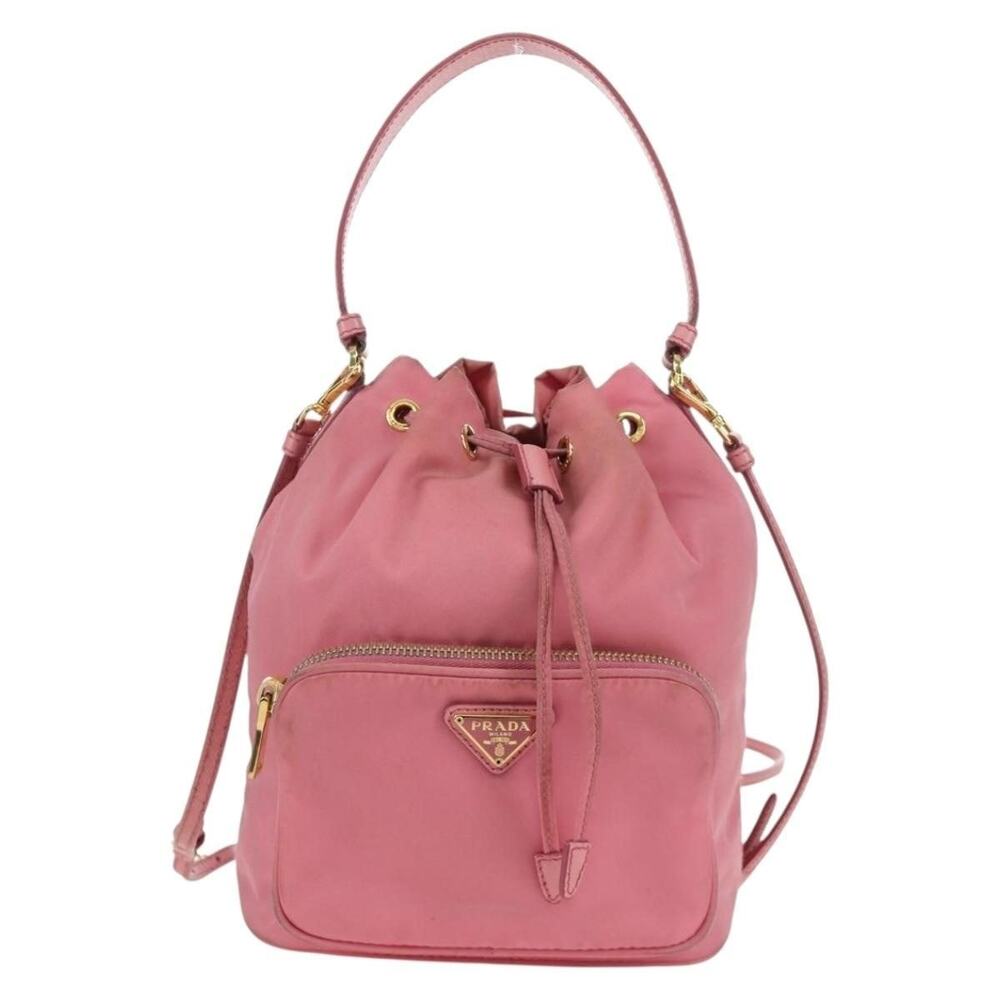 Prada Nylon Handbag Pink